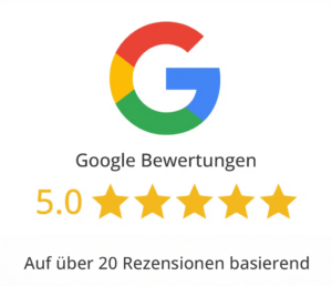 Grafik für Google-Bewertungen